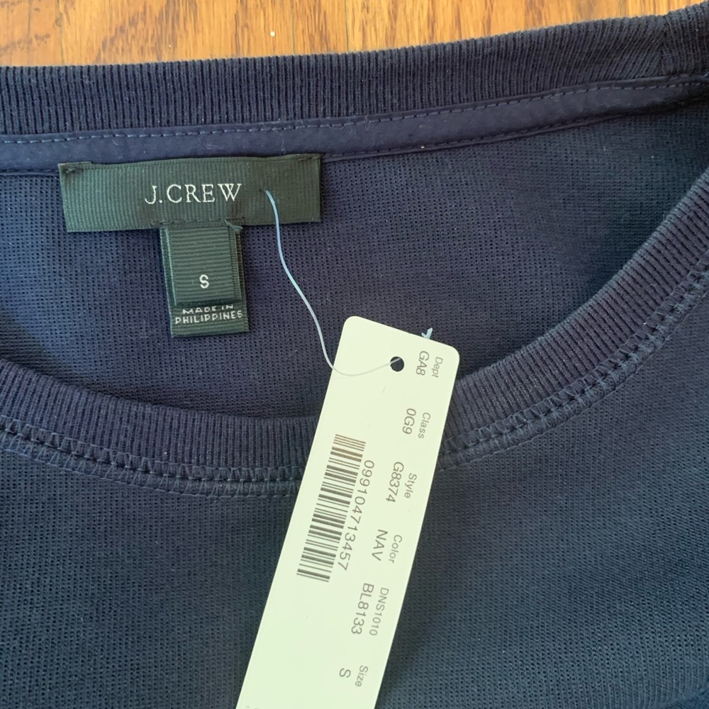 J. Crew navy skirt and top - Picture 3 of 3